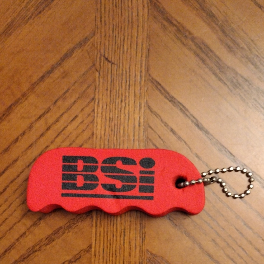 BSI Floatable Foam Keychain for Watersports Boating Fishing Promotional Product